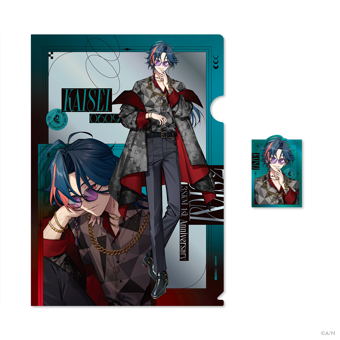 【3SKM 1st Anniversary】A4クリアファイル&ステッカーセットの商品画像