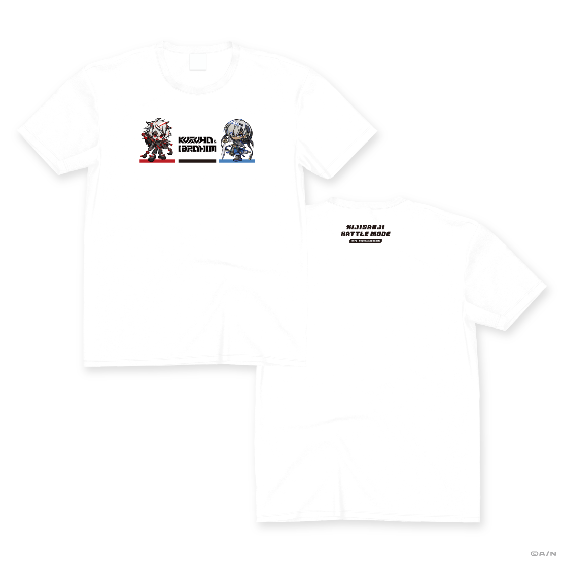【NIJISANJI Battle Mode Type:Kuzuha&Ibrahim】オーバーサイズTシャツの商品画像