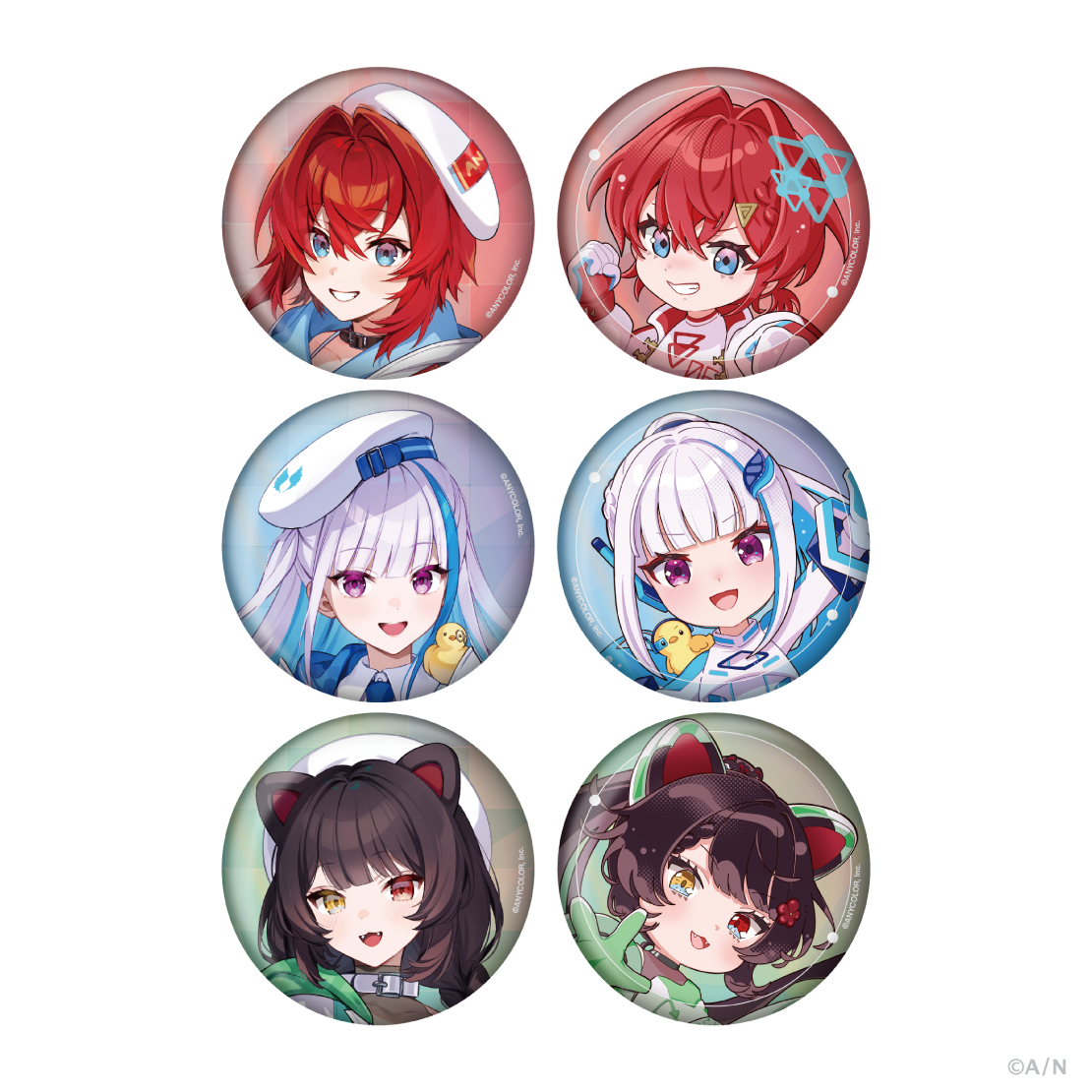 【さんばか 6th Anniversary】ランダムオーロラ缶バッジの公式画像