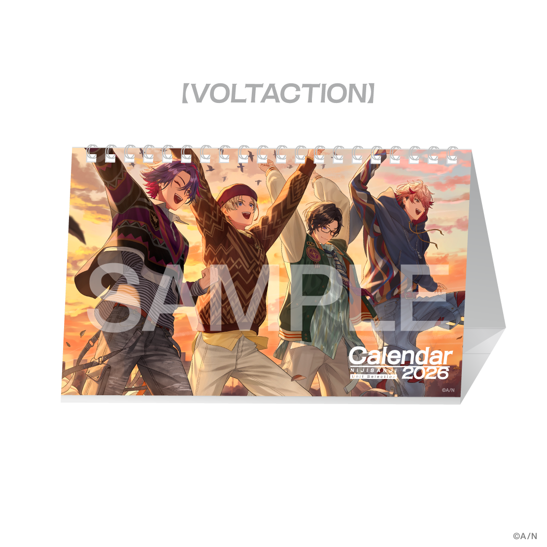 【Unit Selection Calendar 2026】卓上カレンダー VOLTACTIONの公式画像