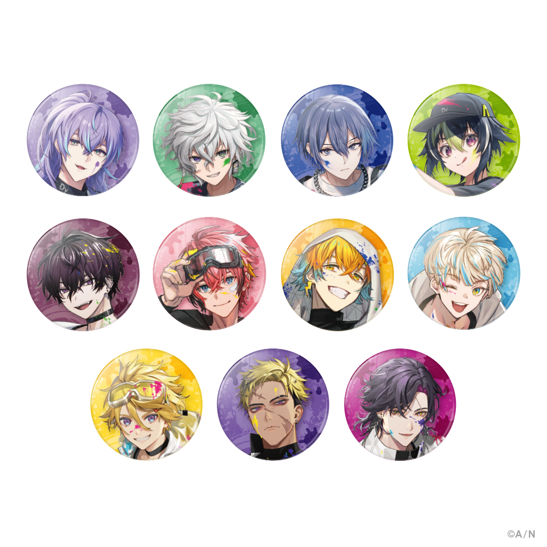 【NIJISANJI ＆ NIJISANJI EN HEROES 1st Anniversary】ランダム缶バッジ 【NIJISANJI ＆ NIJISANJI EN HEROES 1st Anniversary】ランダム缶バッジの公式画像