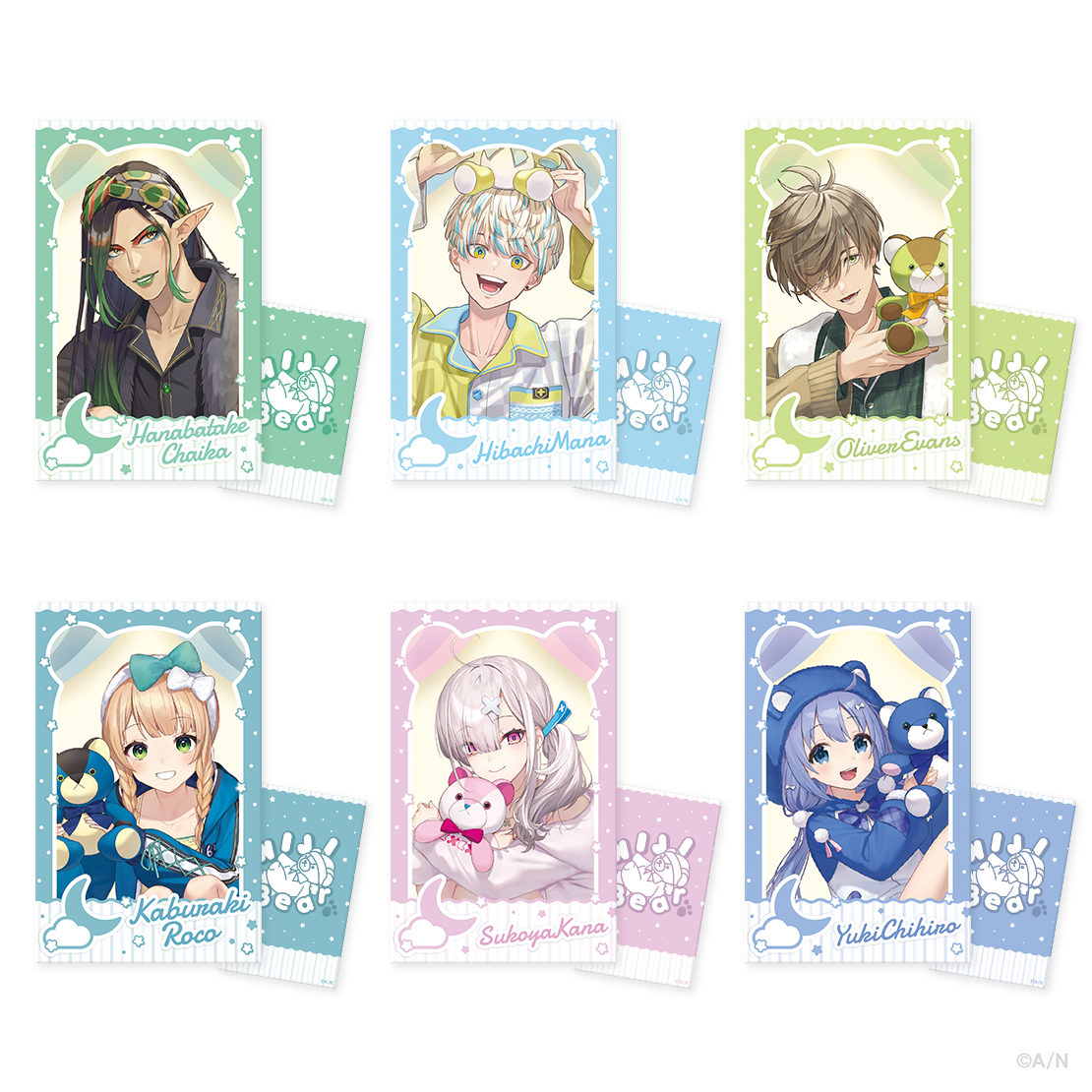 【NIJIベア vol.2】ランダムチェキ風カードの公式画像