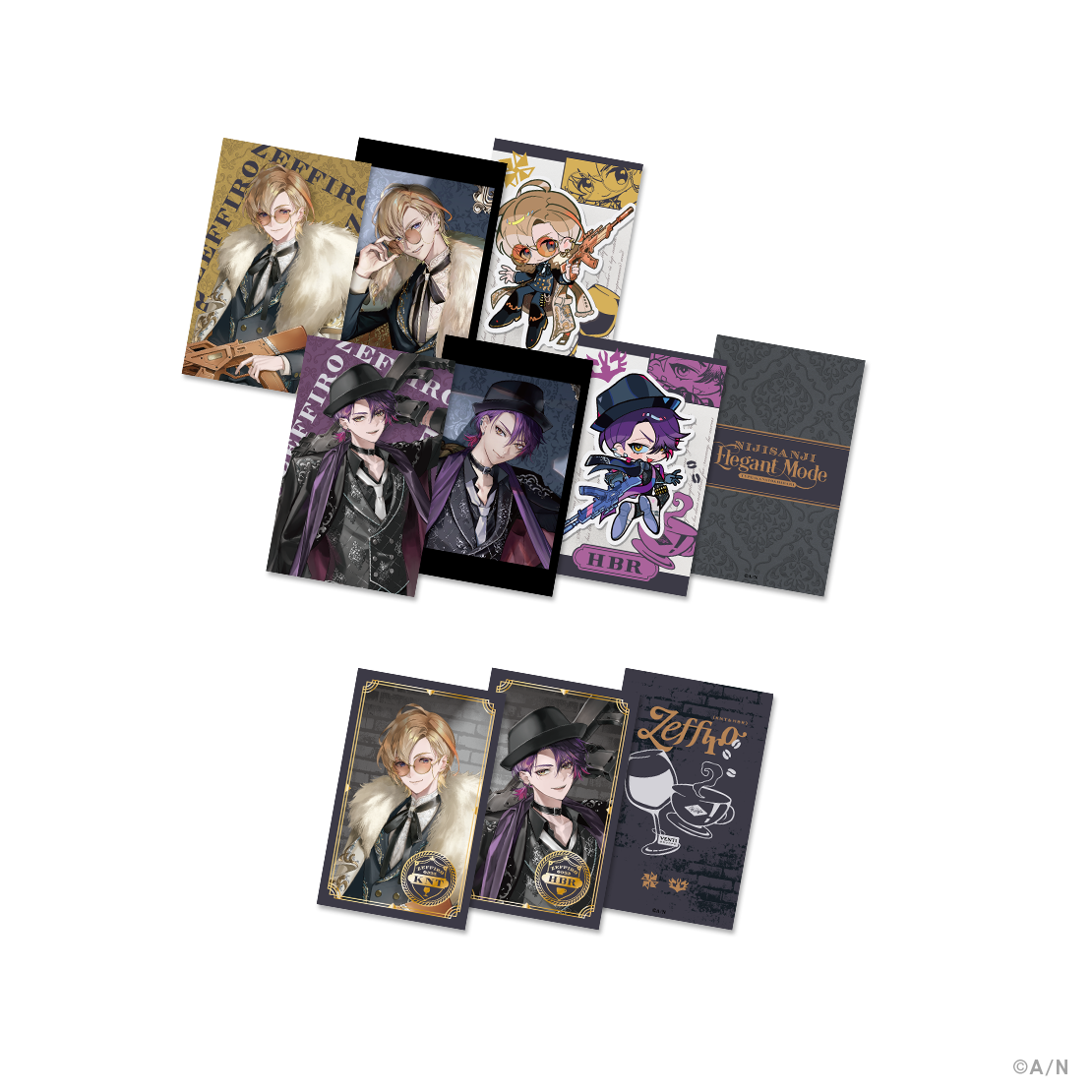 【NIJISANJI Elegant Mode Type：Kanato&Hibari】ランダムチェキ風カードの公式画像