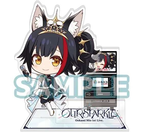 大神ミオ 1st Live.「Our Sparkle」 みるハコ グッズ付き視聴チケットCコース アクリルジオラマ