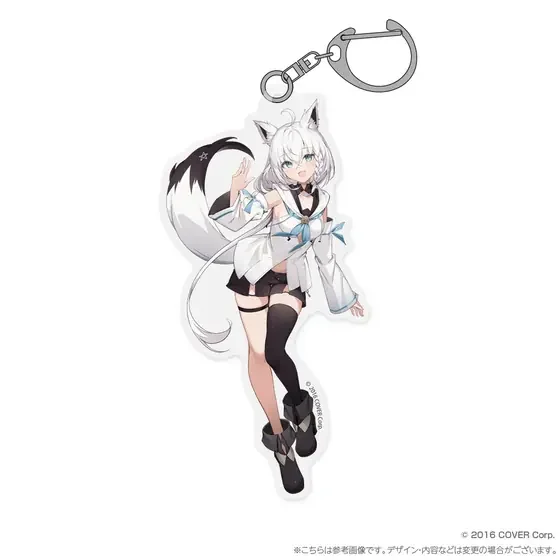 ホロライブ神田祭 アクリルキーホルダー 白上フブキ