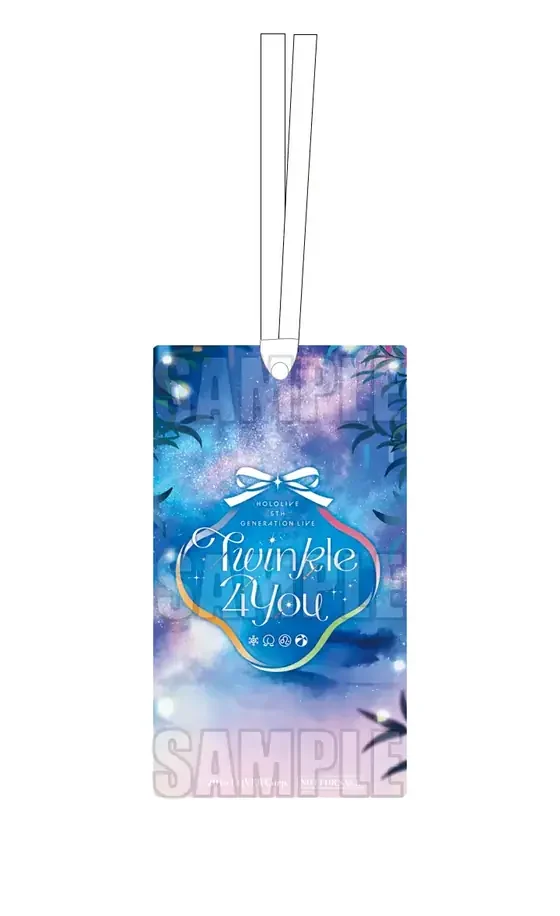 hololive 5th Generation Live “Twinkle 4 You”（Blu-ray）早期予約特典 特製ライブロゴアクリルブックマーカー