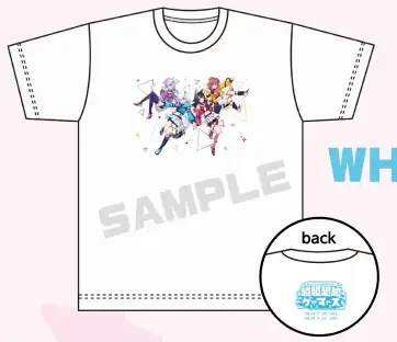 hololive GAMERS fes. 超超超超ゲーマーズ Tシャツ WHITE Ver.