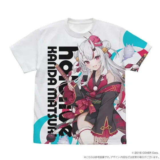 ホロライブ神田祭 フルグラフィックTシャツ 百鬼あやめ 通常衣装ver. /XL