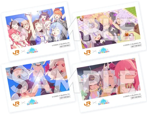 JR東海✕hololive Dreams 東海道新幹線乗車ノベルティ 第2弾「ホロドリOPアニメフォトカード」