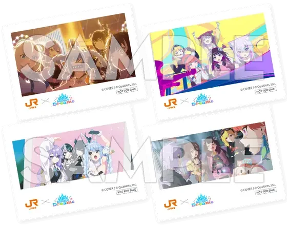 JR東海✕hololive Dreams 東海道新幹線乗車ノベルティ 第3弾「ホロドリOPアニメフォトカード」