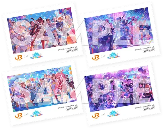JR東海✕hololive Dreams 東海道新幹線乗車ノベルティ 第1弾「ホロドリコラボ記念カード」