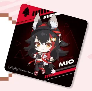 hololive GAMERS fes. 超超超超ゲーマーズ コラボドリンク特典 限定オリジナルコースター（サッパリしゅわしゅわコーラだみぉーん）