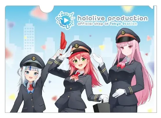 A4クリアファイル Tokyo Station ver. 集合柄