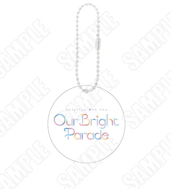 hololive 4th fes. Our Bright Parade Blu-ray 早期予約特典 特製ライブロゴアクリルキーホルダー