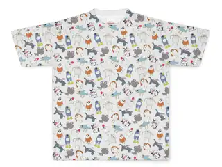 花咲みやび 「花咲の森」フルグラフィックTシャツ フルグラフィックTシャツ - L - 両面印刷の公式画像