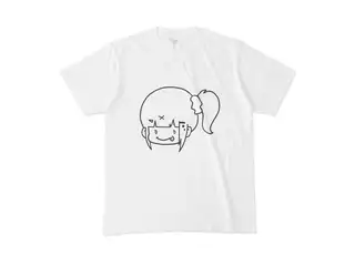早瀬走 オリジナルTシャツ ぺろりんはやちぇTシャツ - M - 白の公式画像