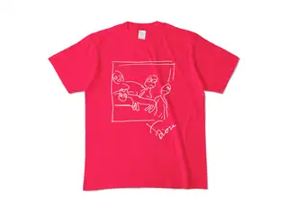 鷹宮リオン　ゲ◯ニカカラーTシャツ カラーTシャツ - M - ホットピンク (濃色)の公式画像