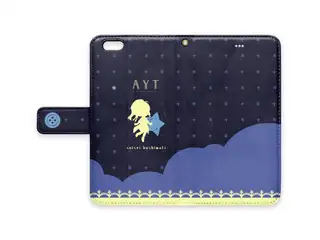 星街すいせい 手帳型iPhoneケース 手帳型iPhoneケース - iPhone 6 Plus / 6s Plus - ストラップ穴 ありの公式画像