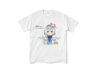 天音かなた 虚無Tシャツ Tシャツ（短納期） - M - ホワイトの公式画像