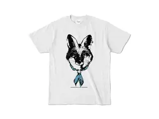 白上フブキ一周年記念Tシャツ（ホワイトアッシュ：色あり） カラーTシャツ - S - アッシュ (淡色)の公式画像