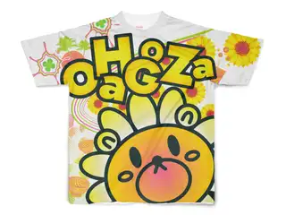 本間ひまわり オリジナル フルグラフィックTシャツ くまわりさん - S - 両面印刷の公式画像