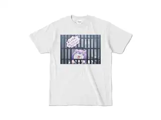 ＜新＞　猫又おかゆ「有罪」Tシャツ カラーTシャツ - S - アッシュ (淡色)の公式画像