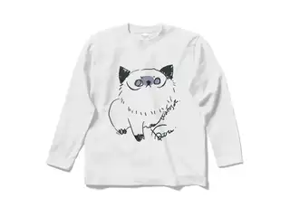 鷹宮リオン オリジナルロングスリーブTシャツ ワトソンロングスリーブTシャツ ホワイト - Sの公式画像
