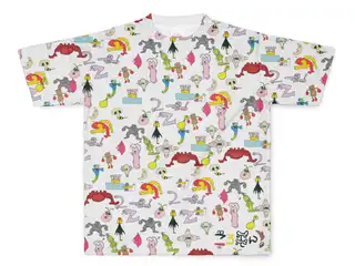 戌神ころね　ころモンTシャツ フルグラフィックTシャツ - L - 両面印刷の公式画像