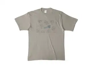 天宮こころ 夏グッズ2023/色Tシャツ みゃがいっぱいてぃー - シルバーグレー -XLの公式画像