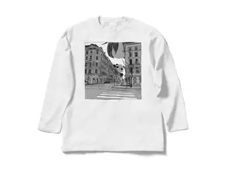 緑仙 オリジナルロングスリーブTシャツ ロングスリーブTシャツ - L - ホワイトの公式画像