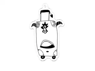 なでると一緒に旅しよ！アクリルキーホルダー 「かばんになっちゃった！」編 ③の公式画像