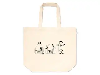 なでると一緒に旅しよ！トートバッグ 「かばんになっちゃった！」編 - Lの公式画像