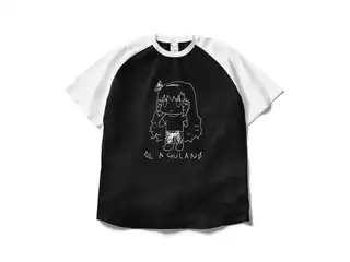 ひゃくまんてんばらサロメちゃんラグランTシャツ くそでかの公式画像