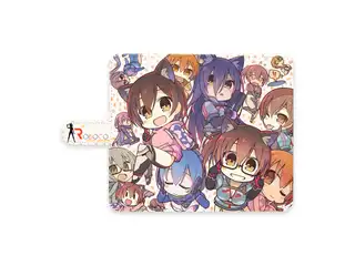 手帳型ロボ子さんだらけーす(Android) 手帳型Androidケース - L - ストラップ穴 ありの公式画像