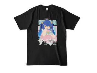 天宮こころ のゆめふわＴシャツ カラーTシャツ - L - ブラックの公式画像