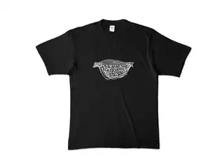 月ノ美兎 納豆カラーTシャツ カラーTシャツ - XL - ブラックの公式画像
