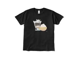 あくまじカフェ喫茶Tシャツ でびる②-黒Lの公式画像