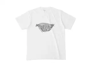 月ノ美兎 納豆白Tシャツ Tシャツ - Mの公式画像