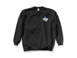 天宮こころ ゆめふわスウェット スウェット - XL - ブラック（ブラウン-ボブ胸プリ）の公式画像