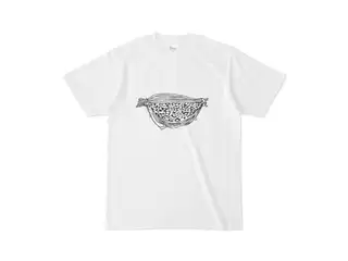 月ノ美兎 納豆白Tシャツ Tシャツ - Sの公式画像