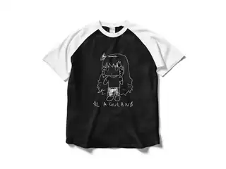 ひゃくまんてんばらサロメちゃんラグランTシャツ おおきめの公式画像