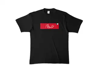 アルランディス 誕生日記念ボックスロゴTシャツ(ブラック・フォレスト) 【ブラック・XLサイズ】アルランディス 誕生日記念ボックスロゴTシャツ