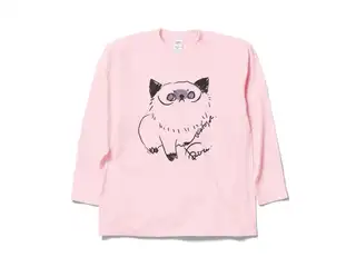鷹宮リオン オリジナルロングスリーブTシャツ ワトソンロングスリーブTシャツ ライトピンク - XLの公式画像