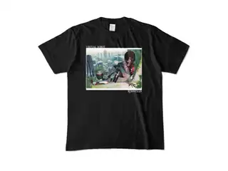 ＜新＞　ロボ子さん バーチャルロボットTシャツ「黒」 カラーTシャツ - M - ブラック (濃色)の公式画像
