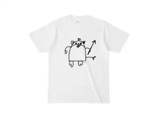 七次元生徒会！樋口楓作まめねこＴシャツ 大まめねこ  -Sの公式画像