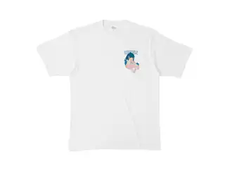 天宮こころ の胸ぷりTシャツ - XL - ピンク-ポニーテール