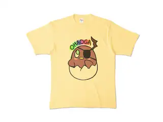 荒咬オウガ 活動半年&4万人記念オリジナルTシャツ 【ライトイエロー・XLサイズ】チュンがみTシャツの公式画像