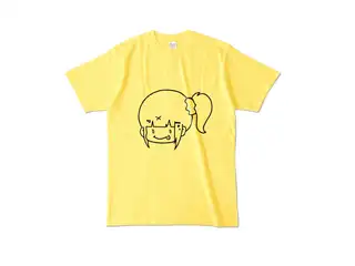 早瀬走 オリジナルカラーTシャツ ぺろりんはやちぇTシャツ - L - イエローの公式画像