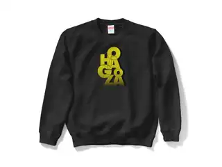 【限定色】本間ひまわり オリジナルスウェット 【限定色】しゃれござスウェット - S - ブラックの公式画像