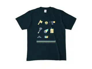 ＜新＞　星街すいせい 今日もかわいいTシャツ カラーTシャツ - M - ネイビー (濃色)の公式画像